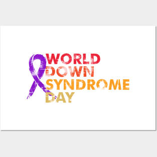 world down syndrome day Posters and Art